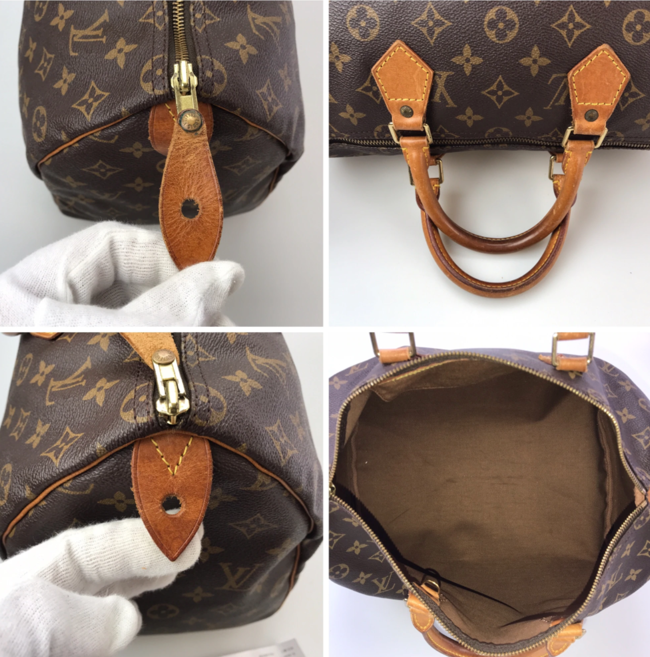 Louis Vuitton Speedy 35 Monogram - SP1909 Brown Leather ref