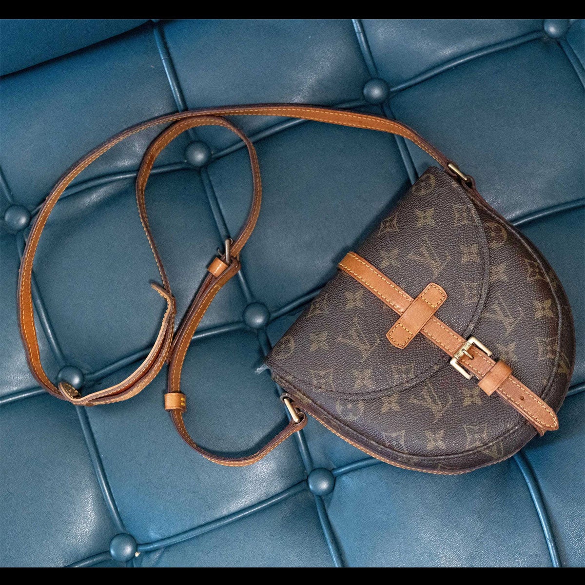 VINTAGE* Louis Vuitton 1980'sChantilly PM Brown Monogram Shoulder Bag
